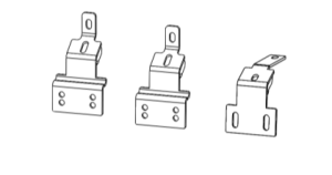 Ford Ranger Dominator Xtreme Side Steps Mounting Brackets - Go Rhino - Dominator Xtreme - Textured Black - `19-`20